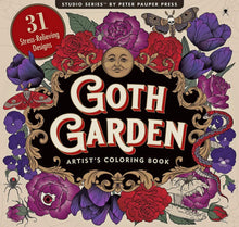 Load image into Gallery viewer, Goth Garden Adult Coloring Book