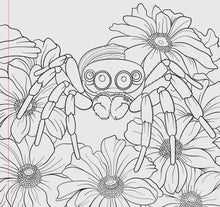 Load image into Gallery viewer, Goth Garden Adult Coloring Book
