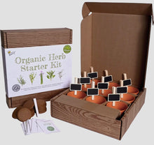 Load image into Gallery viewer, Organic Herb Starter Kit