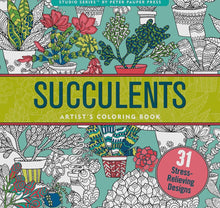 Load image into Gallery viewer, Succulent Adult Coloring Book