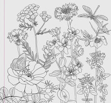 Load image into Gallery viewer, Wildflower Adult Coloring Book