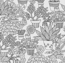 Load image into Gallery viewer, Succulent Adult Coloring Book