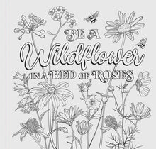Load image into Gallery viewer, Wildflower Adult Coloring Book