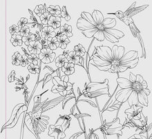 Load image into Gallery viewer, Wildflower Adult Coloring Book