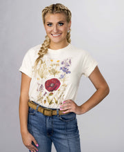 Load image into Gallery viewer, Unisex Vintage Botanical Tee