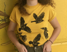 Load image into Gallery viewer, Unisex Organic Cotton Crow Tee