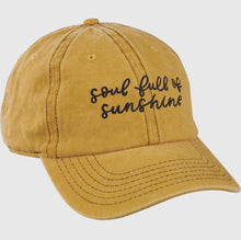 Load image into Gallery viewer, Embroidered Soul Full of Sunshine Baseball Cap
