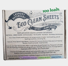 Load image into Gallery viewer, Organic Natural Laundry Detergent Sheets