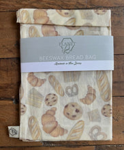 Load image into Gallery viewer, 100% Cotton Beeswax Bread Bag