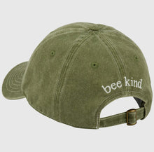 Load image into Gallery viewer, Embroidered Bee Kind Baseball Cap