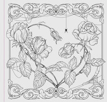 Load image into Gallery viewer, Goth Garden Adult Coloring Book