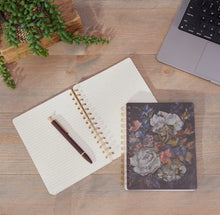 Load image into Gallery viewer, Moody Floral Spiral Notebook